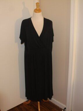 L.L. Bean Plus Size 2X Regular Black Dress